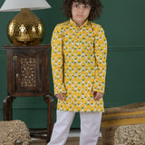 Junior Berry Delight Kurta Set