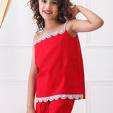 Laal Gulaab Grace Lace Suit Set