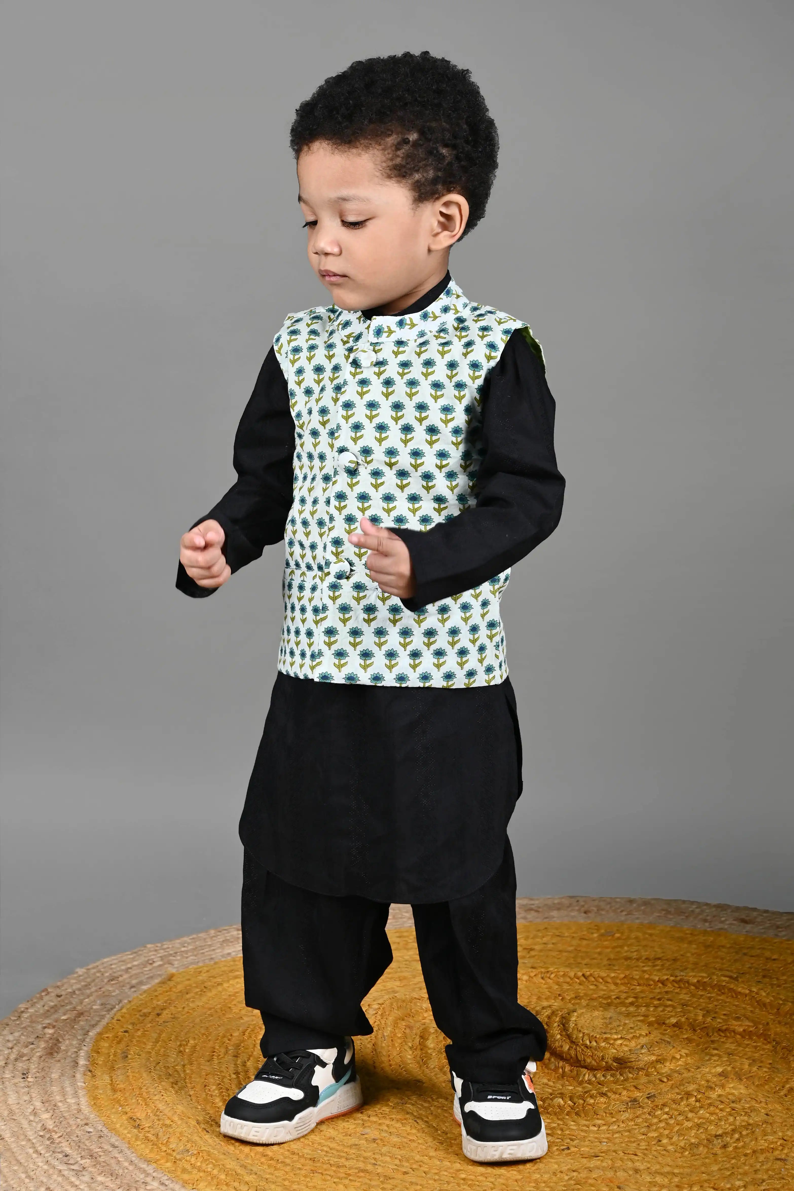 all the little royals: inner cateye glam Images High... Little Royals Kurta Set With Jacket โ ForeverKidz