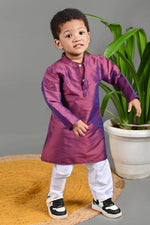 Load image into Gallery viewer, Little kings Kurta Set With Jacket
