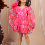 Neon Pink Balloon Dress