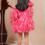 Neon Pink Balloon Dress