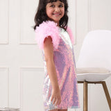 Rose Quartz Ruffle Dress