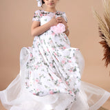 Petals And Poise Ruffled Gown