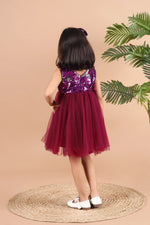Load image into Gallery viewer, Plum Twilight Sequin Dress
