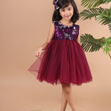 Plum Twilight Sequin Dress