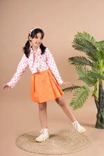 Load image into Gallery viewer, Polka Dot In Orange Groove Dress
