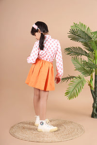 Polka Dot In Orange Groove Dress