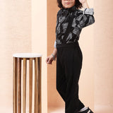 Radio Beats Shirt Pant With Bowtie ( 3pc set )