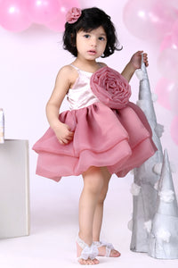 Rose Punch Ruffle Frock