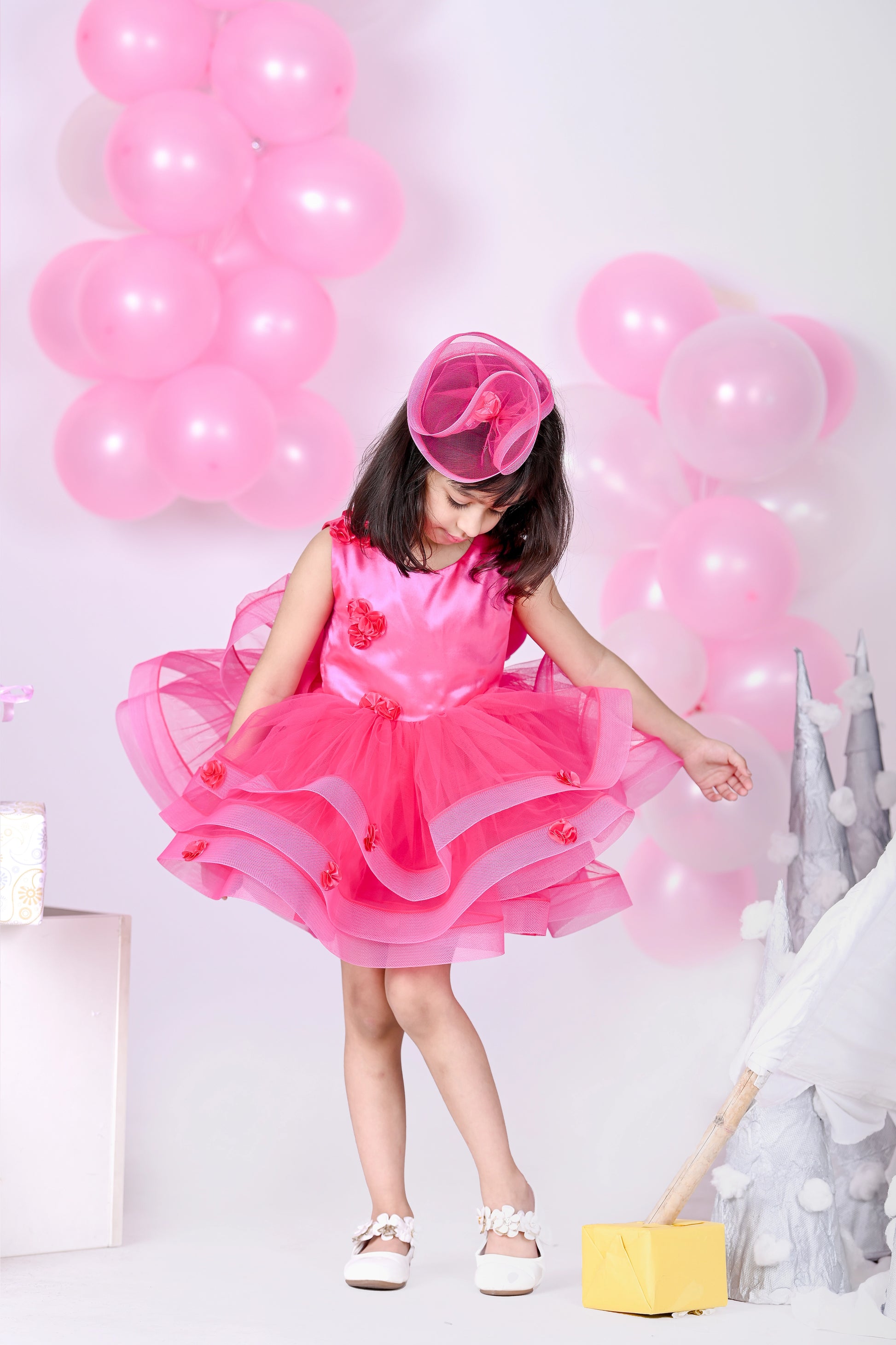 Ruffled Party Dress for Girls