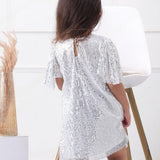 Diamond Ruffle Dress