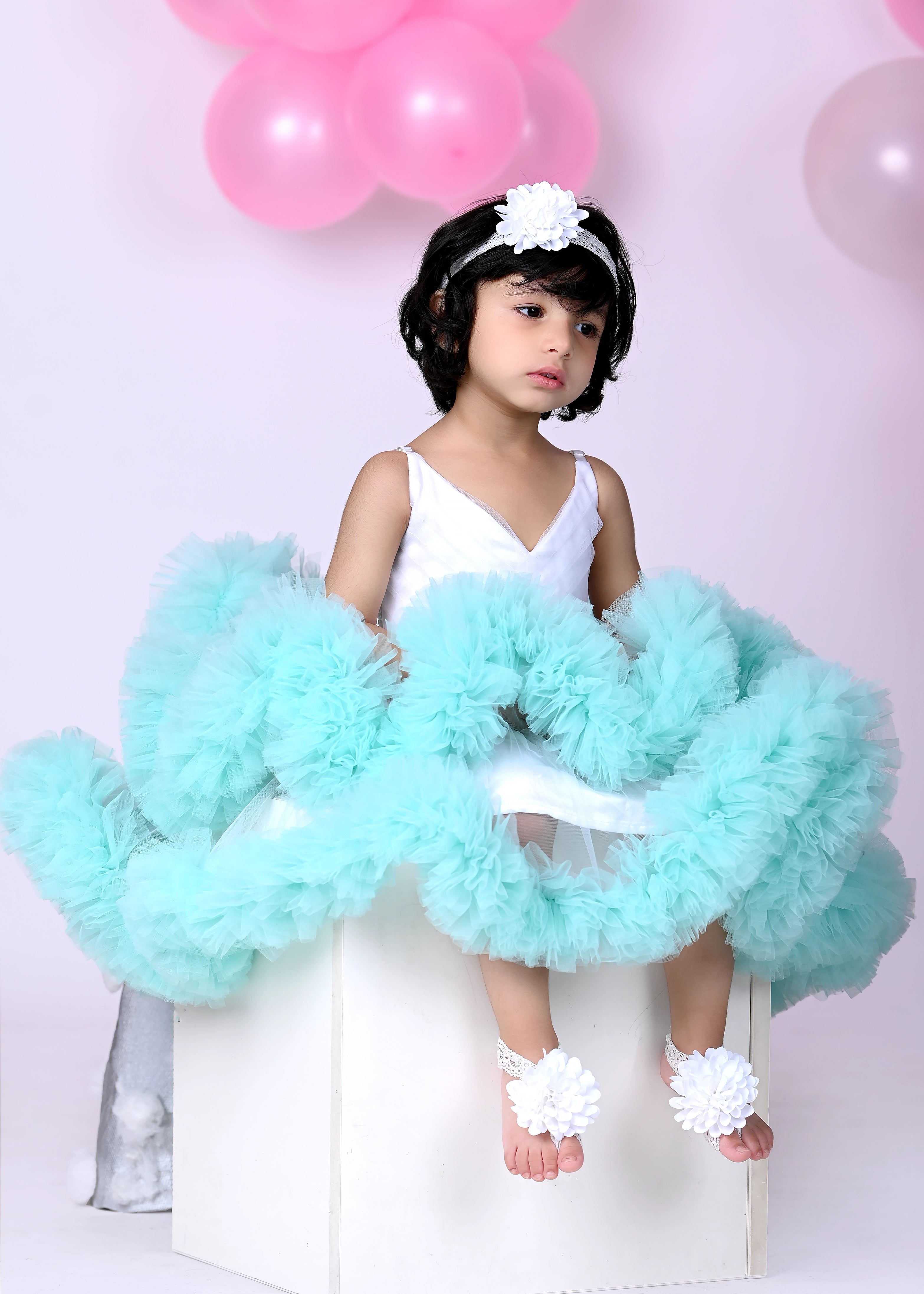 Blue Fairytale Dress for Girls 