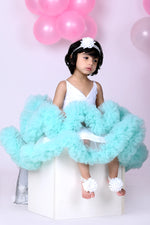 Load image into Gallery viewer, Blue Fairytale Dress for Girls 
