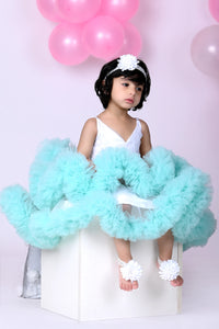 Blue Fairytale Dress for Girls 