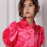 Silken Pink Glow Dress