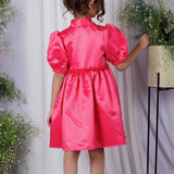 Silken Pink Glow Dress