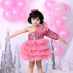 Sparkling Frock with Ruffles