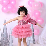 Sparkling Frock with Ruffles