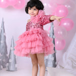 Ruffled Frock for Little Girls