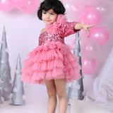 Ruffled Frock for Little Girls