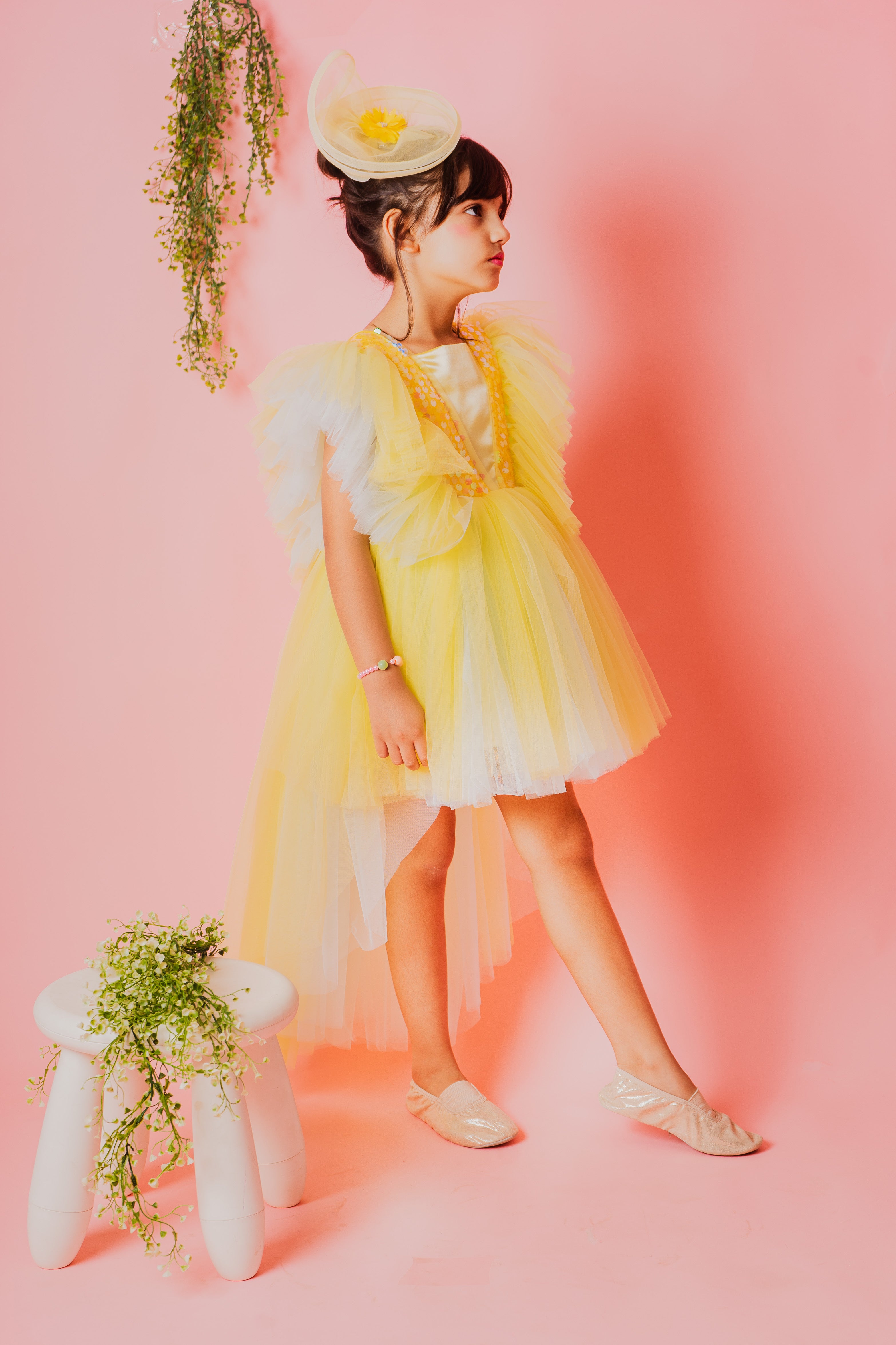 Sunrise Flutter Party Dress