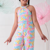 Joyful Strokes Halter Neck Jumpsuit