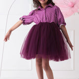 Plum Swirls Joy Frock