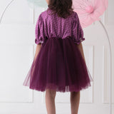 Plum Swirls Joy Frock