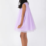 Luxe Lilac Wave Dress