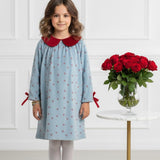 Mini Hearts Peter Pan Tunic Dress