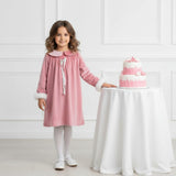 Velvet Peter Pan Tunic Dress