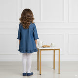 Denim Dreams Crochet Tunic Dress