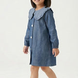 Collared Button New Dress