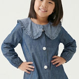 Collared Button New Dress