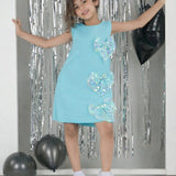 Signature Shimmer Bow Dress