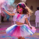 Rainbow Splash Skirt