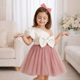 Queen Bee Party One Shoulder Flared Frock