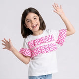 White Chevron Tee