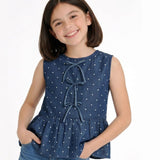 Peplum Frill Top