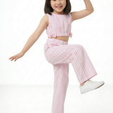 Pink Seer Sucker Coord Set