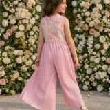 Pink Garden Shimmer Jumpsuit