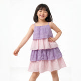 Schiffli Tiered Maxi Dress