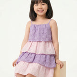 Schiffli Tiered Maxi Dress