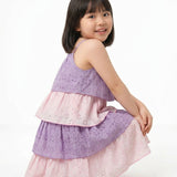 Schiffli Tiered Maxi Dress