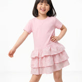 Pink Ruffled Schiffli Frock
