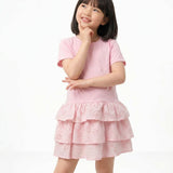 Pink Ruffled Schiffli Frock