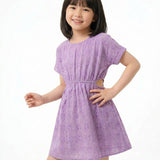 Schiffli Cut Out Dress