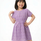 Schiffli Cut Out Dress