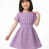 Schiffli Cut Out Dress